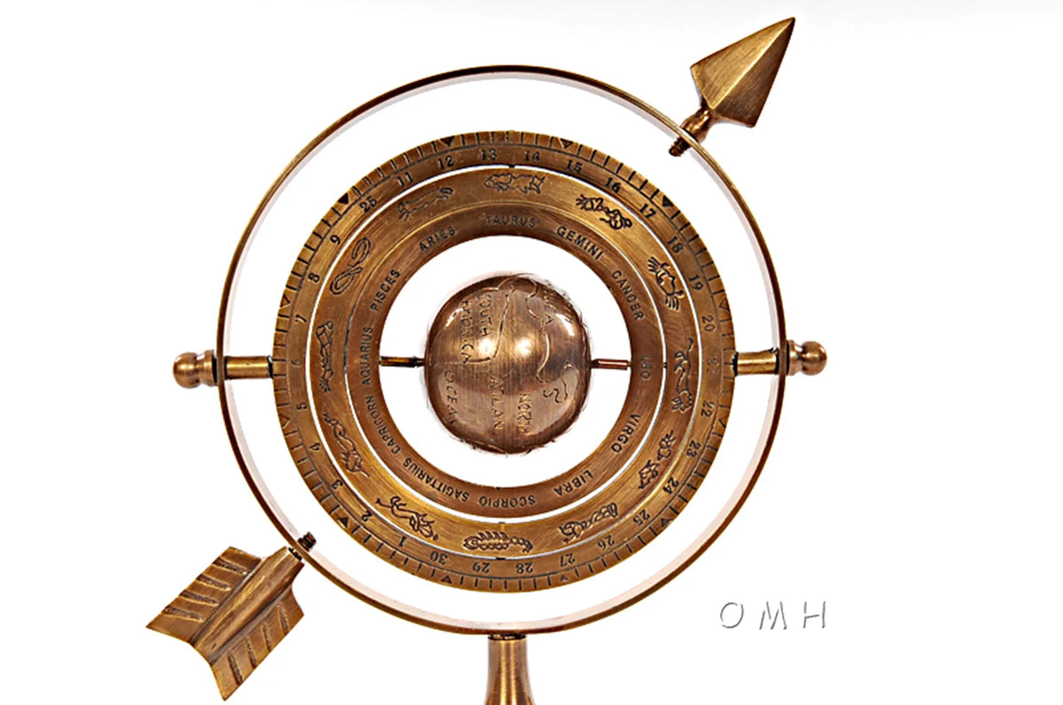 Brass Armillary 8 inches