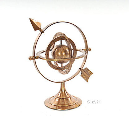 Brass Armillary 8 inches