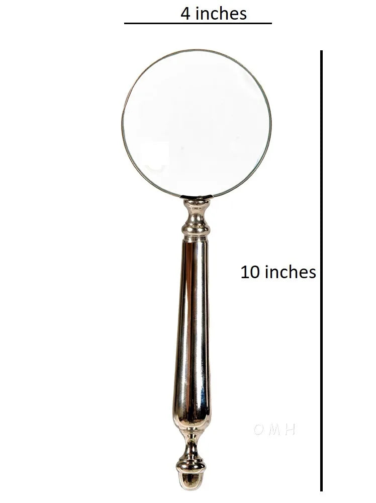 Lot de 4 : Loupe, ouvre-lettres, décapsuleur et éteignoir