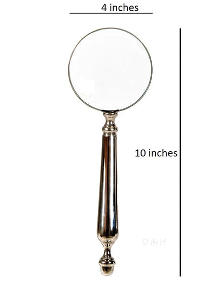Lot de 4 : Loupe, ouvre-lettres, décapsuleur et éteignoir