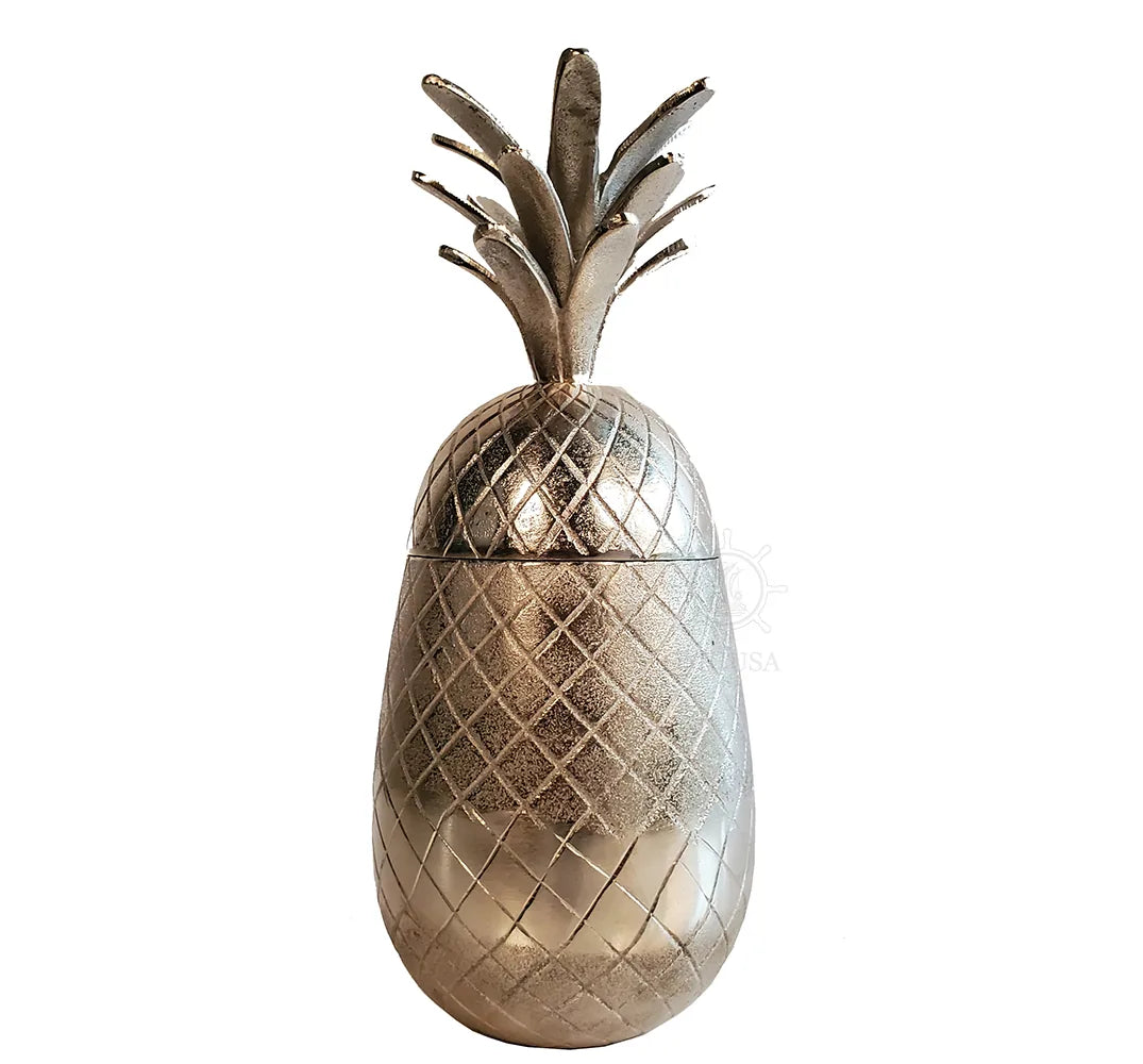 Décoration Ananas Rangement en Aluminium