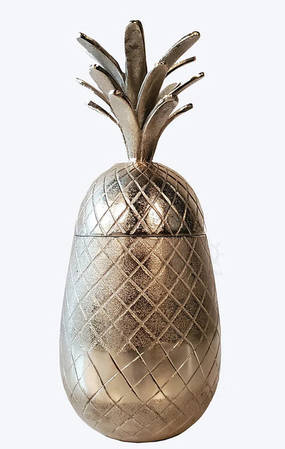 Décoration Ananas Rangement en Aluminium