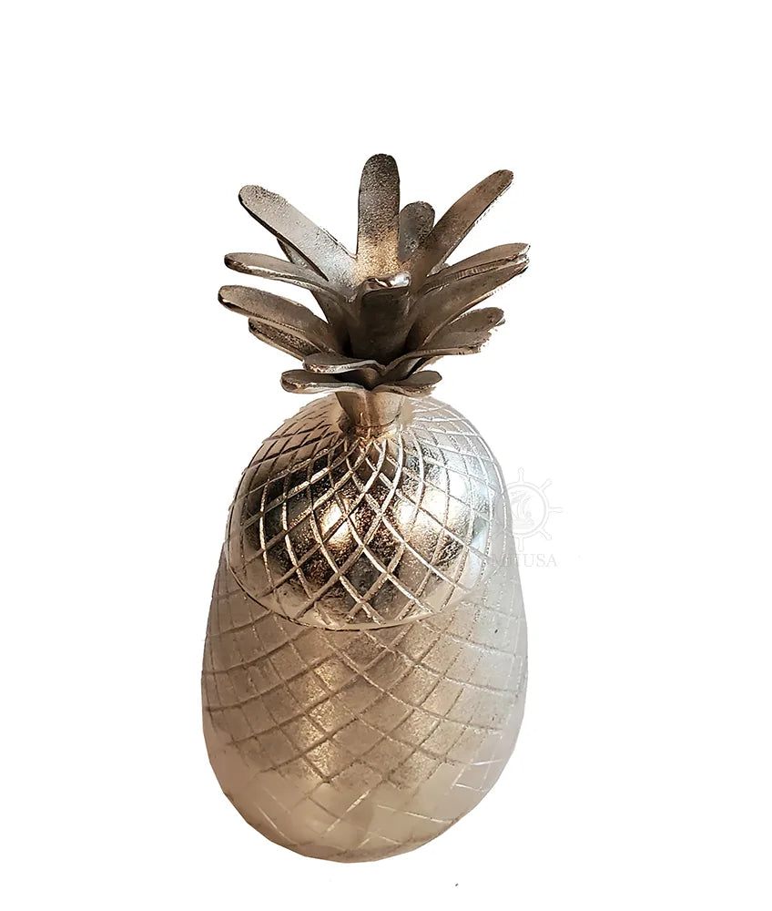 Décoration Ananas Rangement en Aluminium