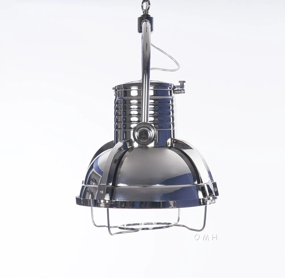 Large Steel Pendant Lamp