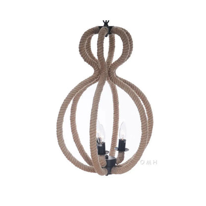 Rope Pendant Lamp - 3 Bulbs – Captain Heritage