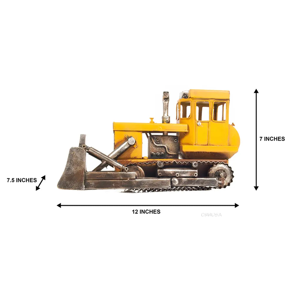 Metal Handmade Bulldozer Model – Captain Heritage