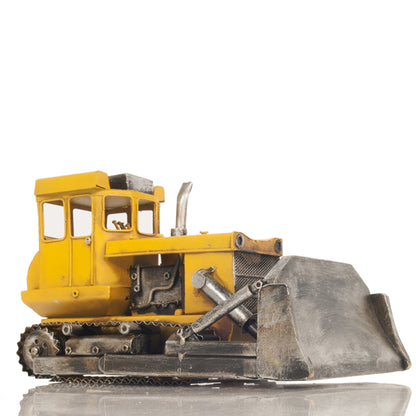 Metal Handmade Bulldozer Model