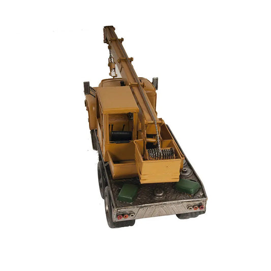 Metal Handmade Crane Truck Model