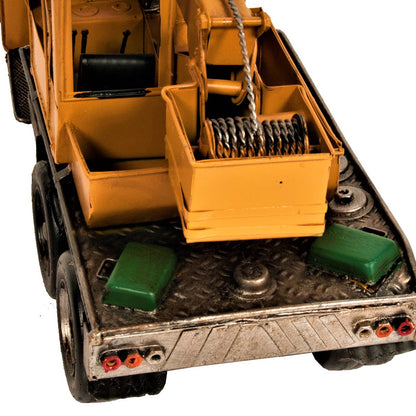 Metal Handmade Crane Truck Model