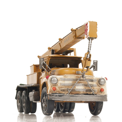 Metal Handmade Crane Truck Model