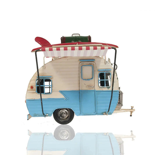 Classic Camper with photo frame piggy bank Metal
