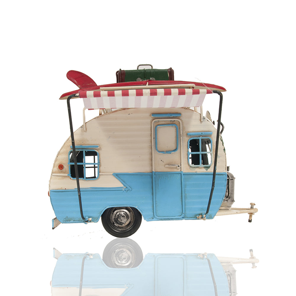 Classic Camper with photo frame piggy bank Metal