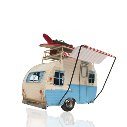 Classic Camper with photo frame piggy bank Metal