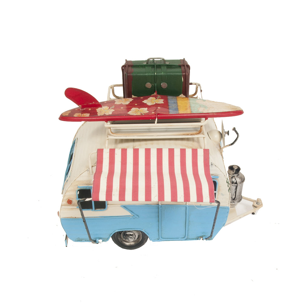 Classic Camper with photo frame piggy bank Metal