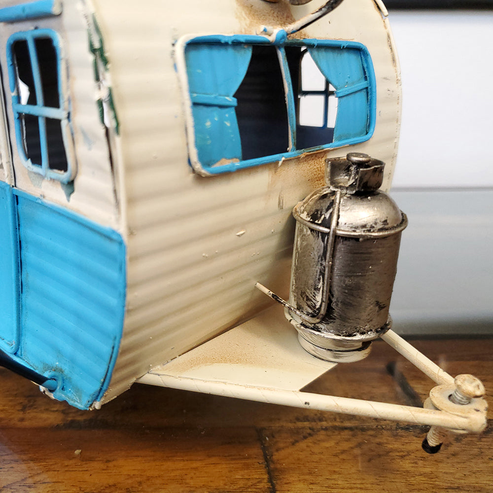 Classic Camper with photo frame piggy bank Metal