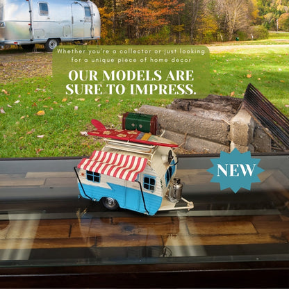 Classic Camper with photo frame piggy bank Metal