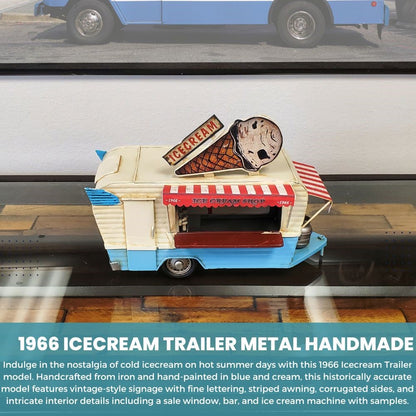 1966 Icecream Trailer Metal Handmade