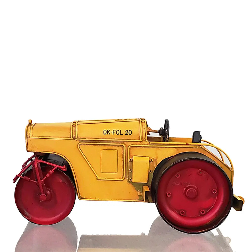Metal Handmade Steam Roller Model