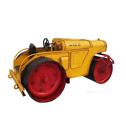 Metal Handmade Steam Roller Model