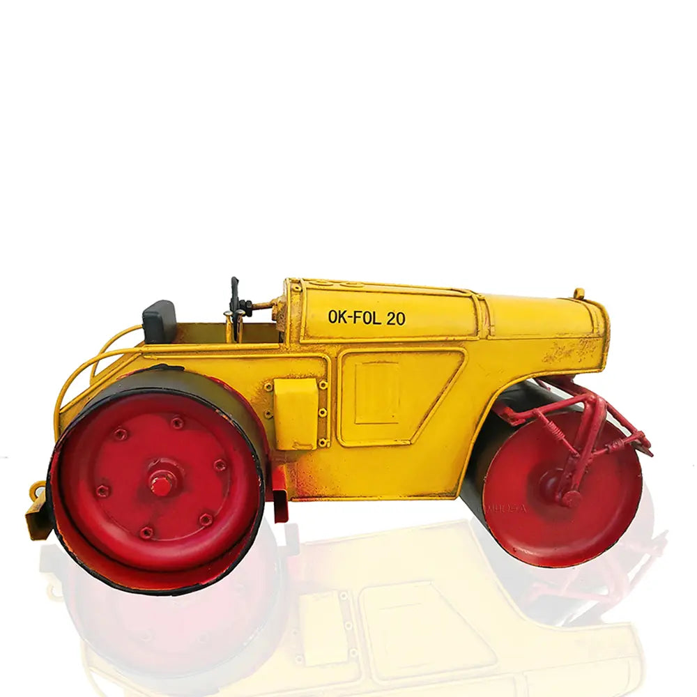 Metal Handmade Steam Roller Model