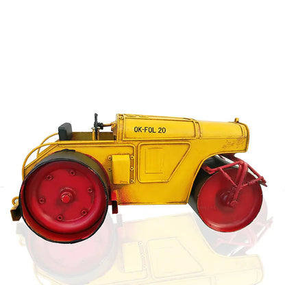 Metal Handmade Steam Roller Model
