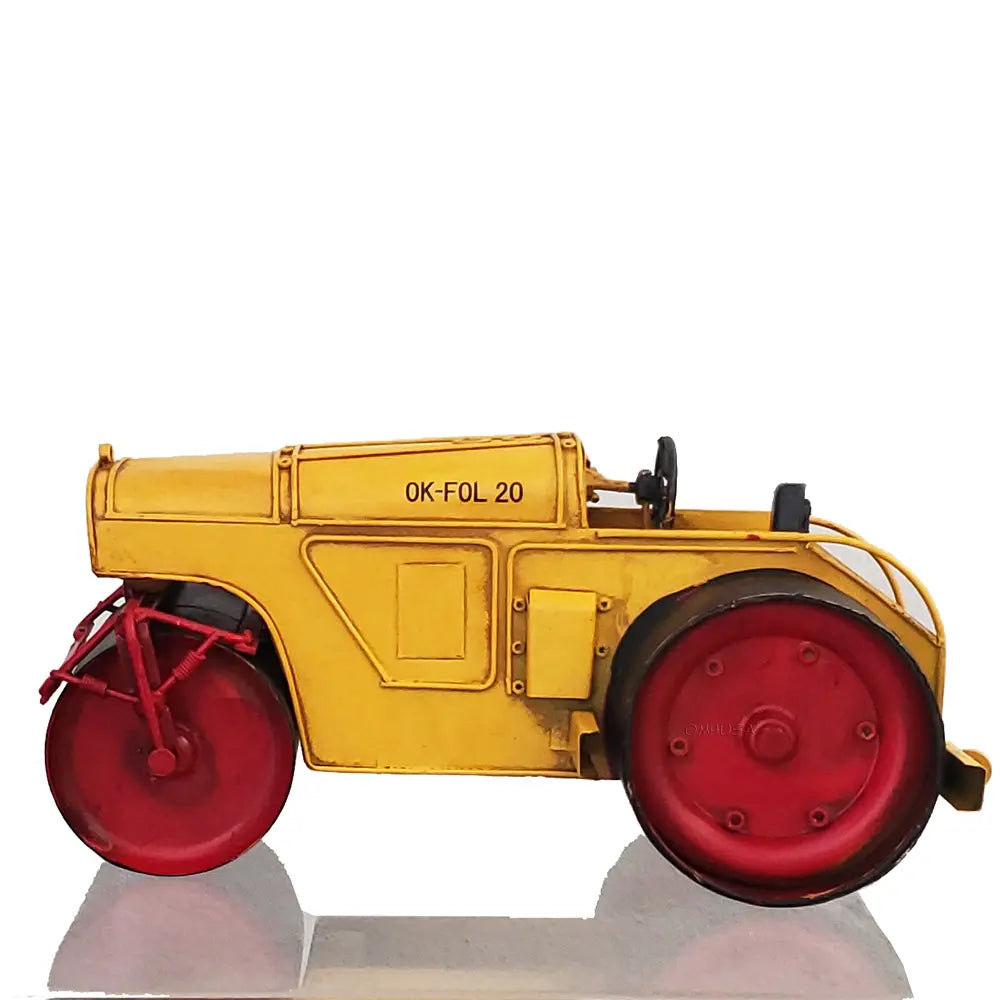Metal Handmade Steam Roller Model