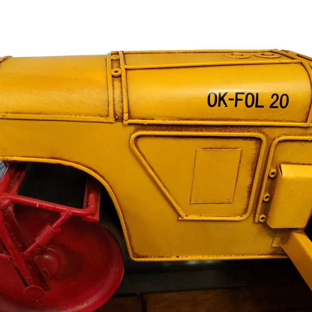 Metal Handmade Steam Roller Model