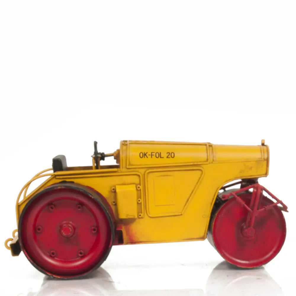Metal Handmade Steam Roller Model