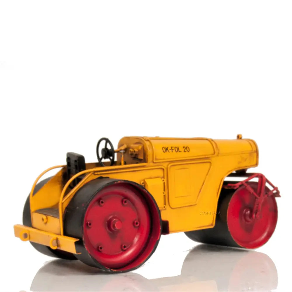 Metal Handmade Steam Roller Model