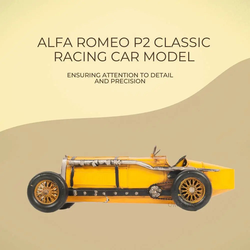 Alfa Romeo P2 Classic Racing Car Model