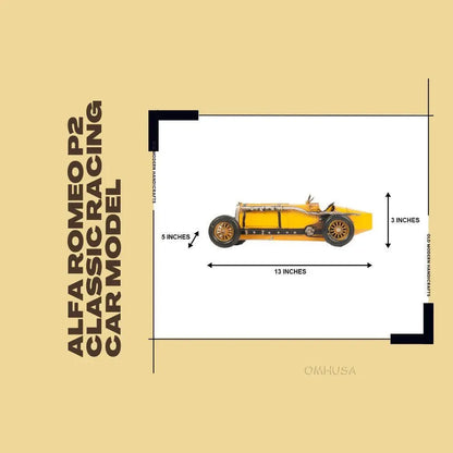 Alfa Romeo P2 Classic Racing Car Model