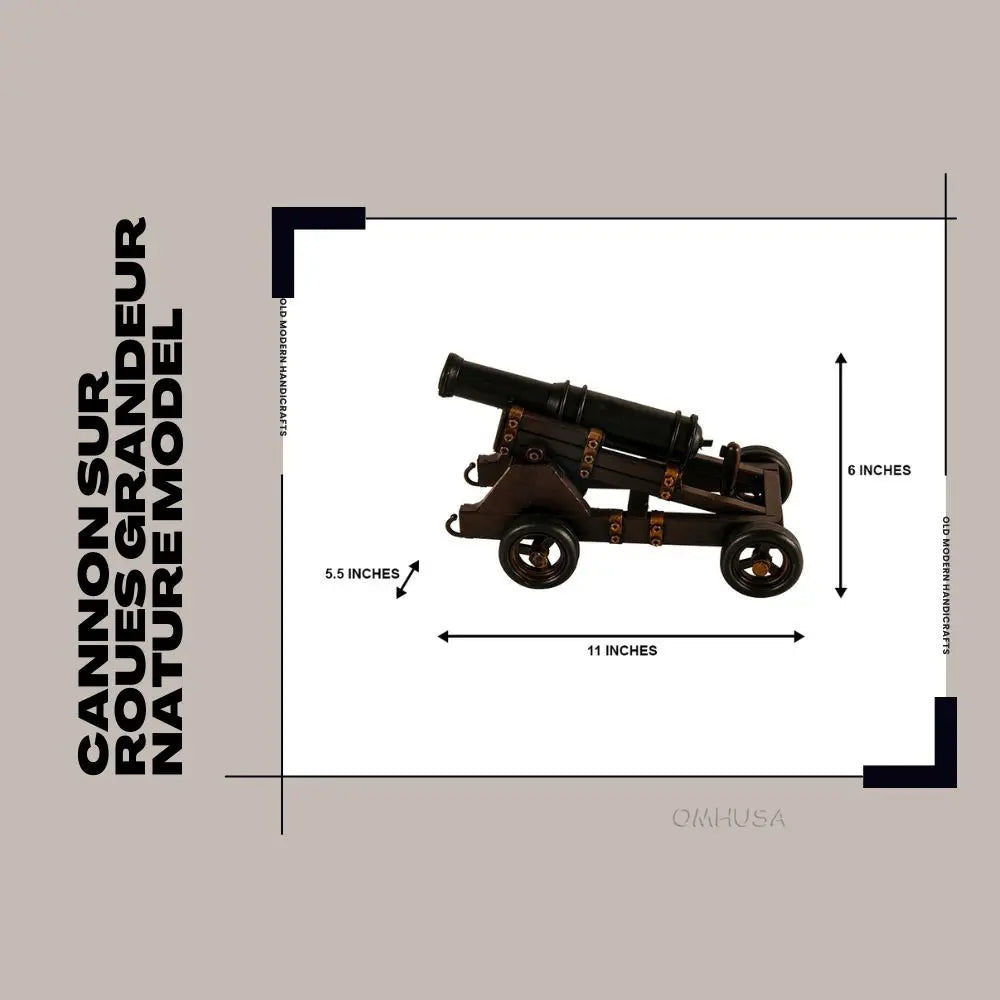 Cannon Sur Roues Grandeur Nature Model