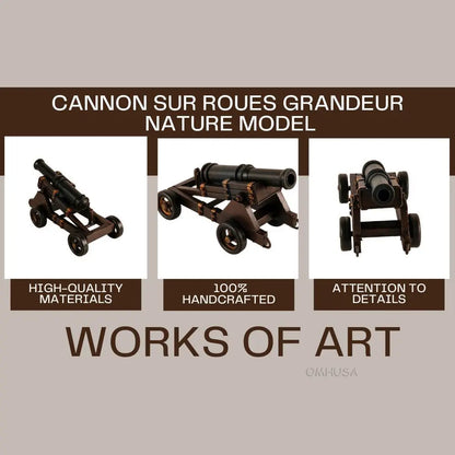 Cannon Sur Roues Grandeur Nature Model