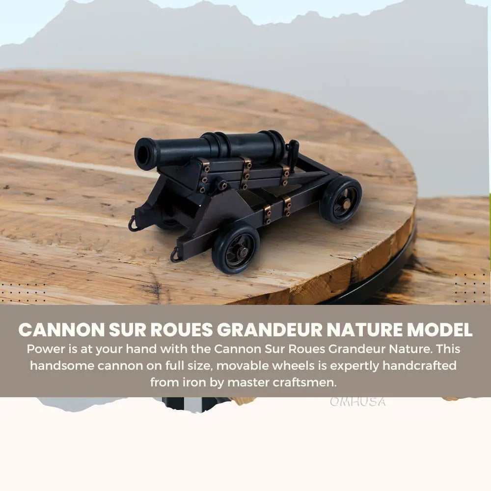Cannon Sur Roues Grandeur Nature Model
