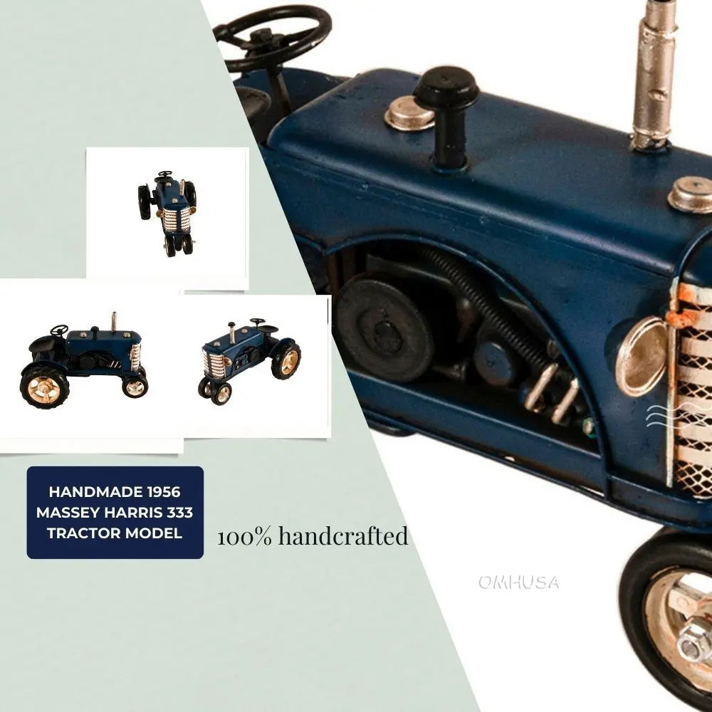 Handmade 1956 Massey Harris 333 Tractor Model