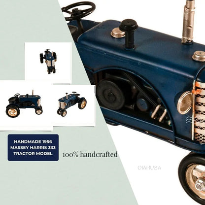Handmade 1956 Massey Harris 333 Tractor Model