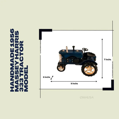 Handmade 1956 Massey Harris 333 Tractor Model