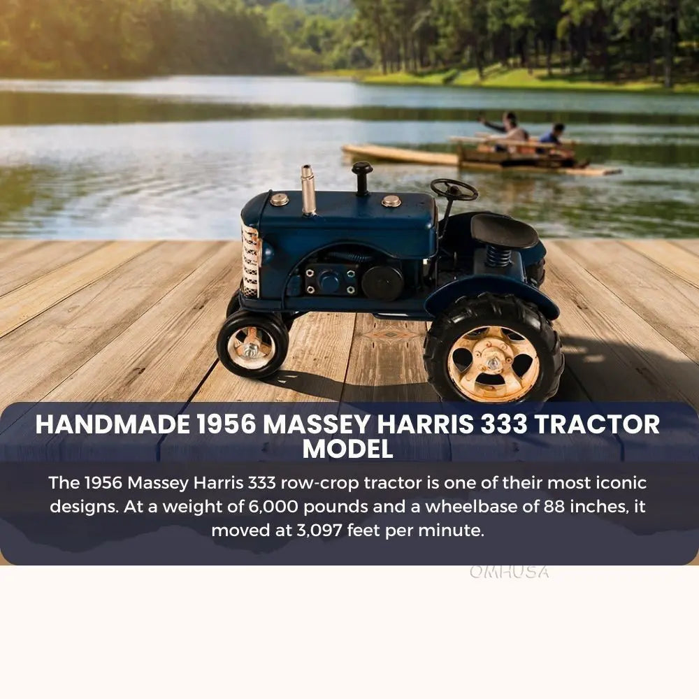 Handmade 1956 Massey Harris 333 Tractor Model