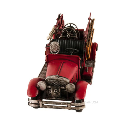 Handmade 1910s Fire Engine Truck Model