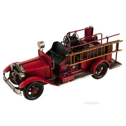 Handmade 1910s Fire Engine Truck Model