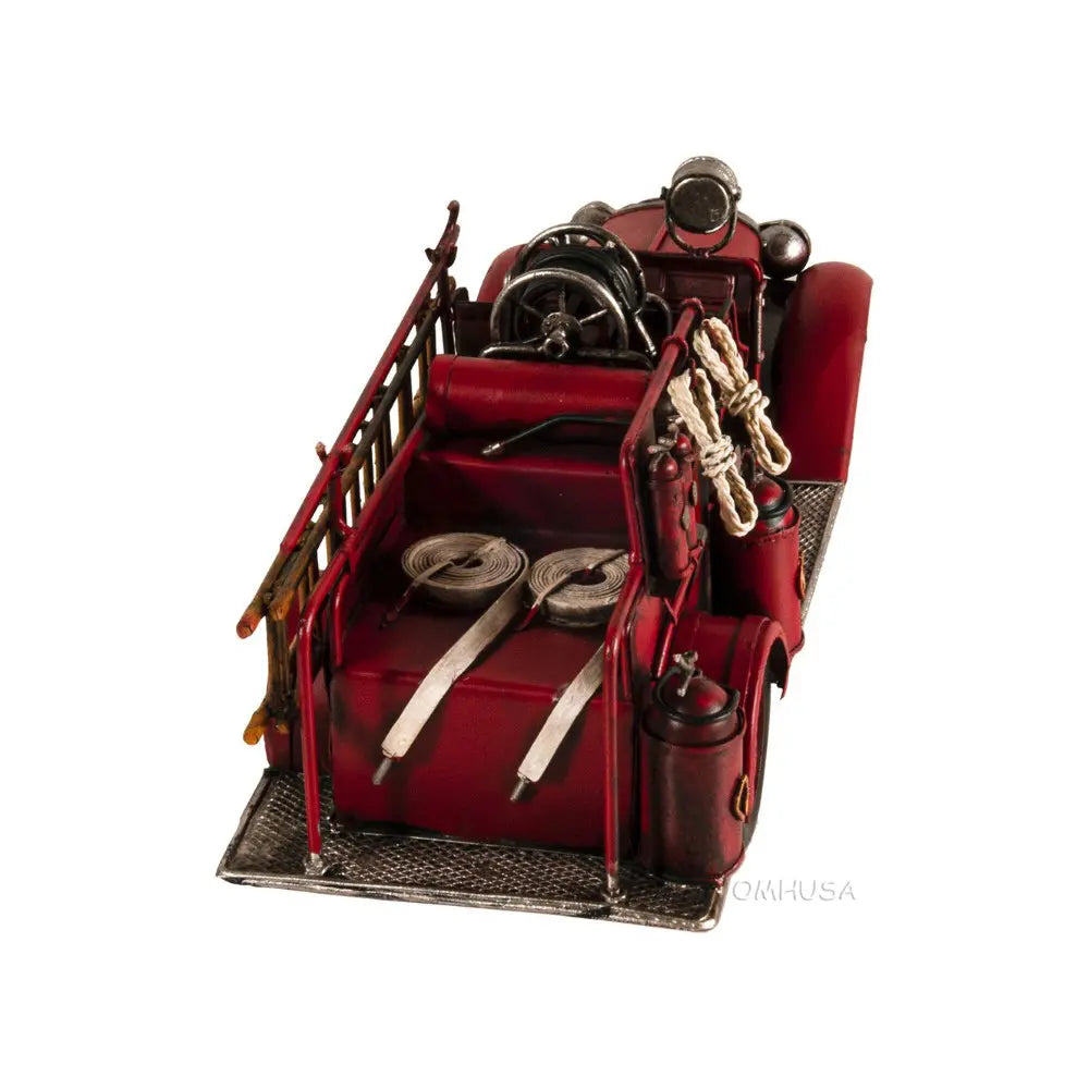Handmade 1910s Fire Engine Truck Model