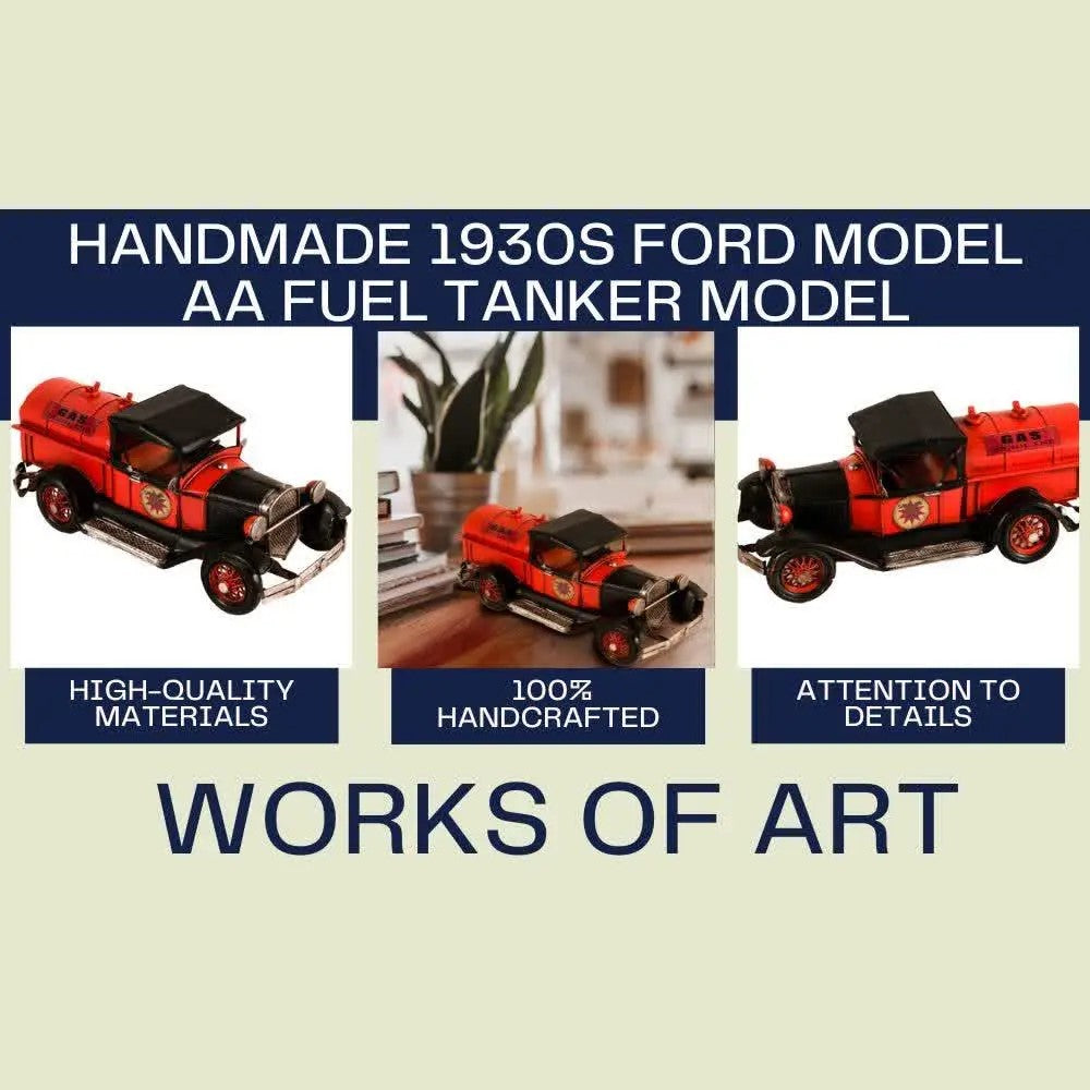 Handmade 1930s Ford Model AA Fuel Tanker Model