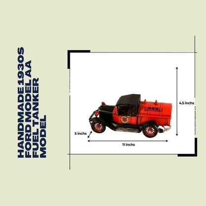 Handmade 1930s Ford Model AA Fuel Tanker Model