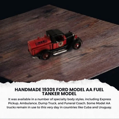 Handmade 1930s Ford Model AA Fuel Tanker Model