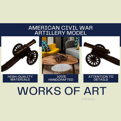 American Civil War Artillery Model