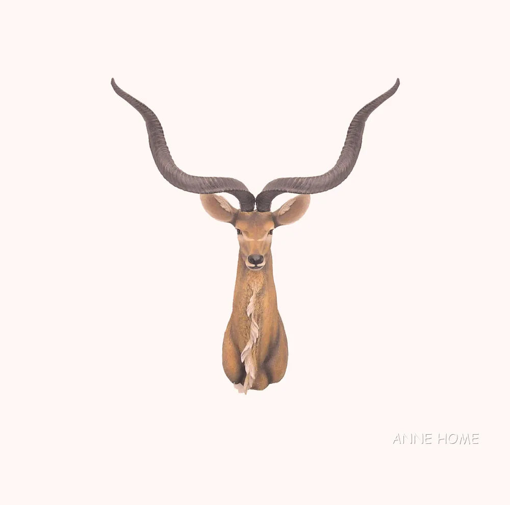 Anne Home - Antelope Head Wall Decorative