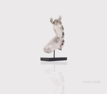 Anne Home - Horse Head Statue