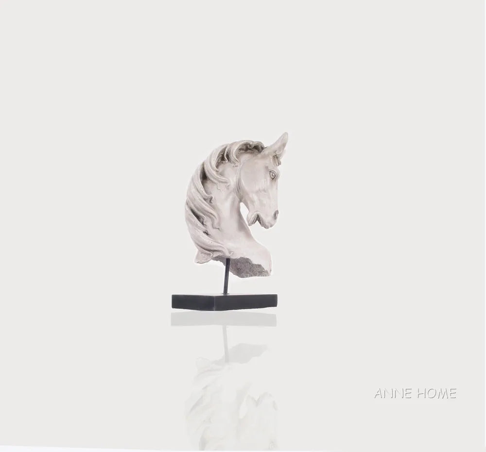 Anne Home - Horse Head Statue