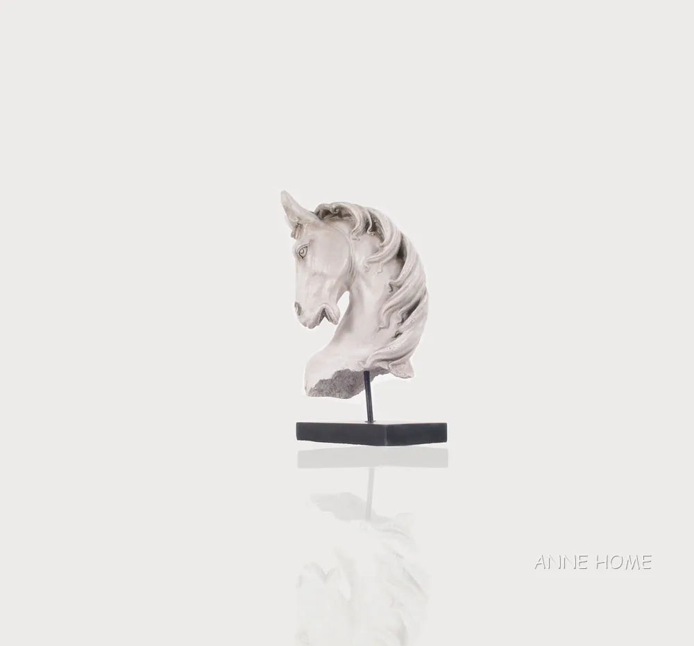 Anne Home - Horse Head Statue
