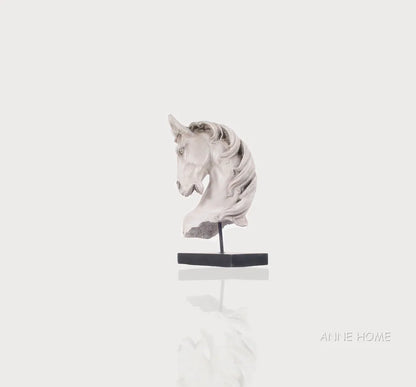Anne Home - Horse Head Statue